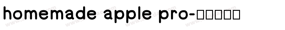 homemade apple pro字体转换